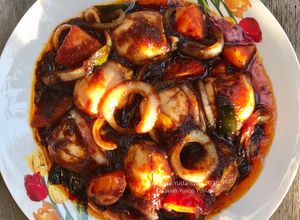 Gambar Telur Masak Sambal Petis
