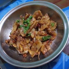 A picture of Jhatpat masala aaloo.