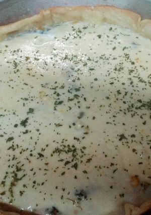 Una foto de Tarta de acelga y pollo