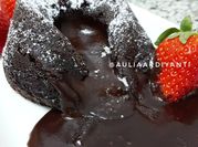 Gambar molten lava cake