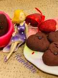 Heart shaped chocolate cookies