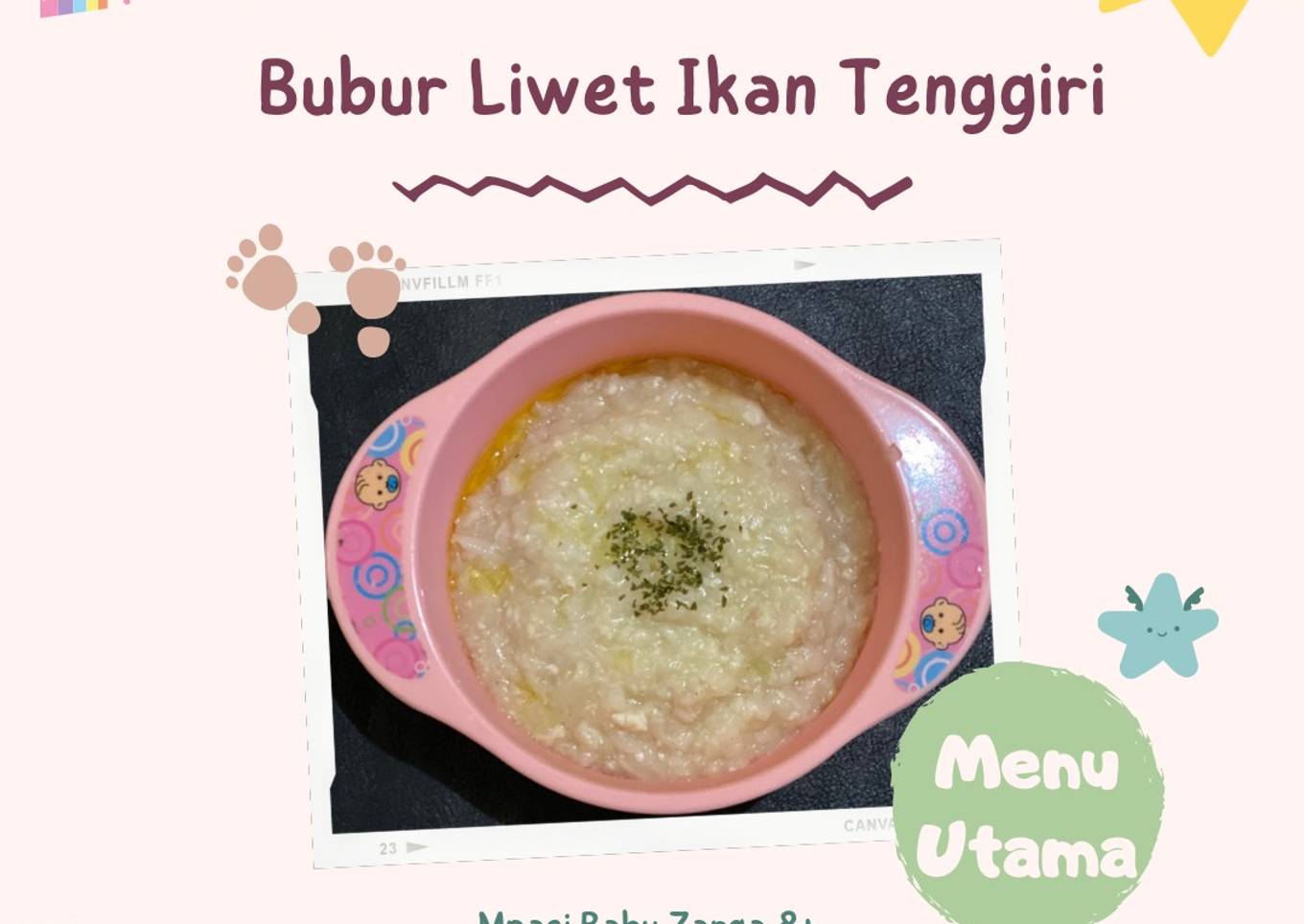 Bubur Liwet Ikan Tenggiri
