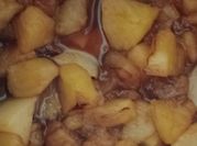 Una foto de puré de manzana