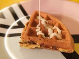 Waffles con chispas de chocolate