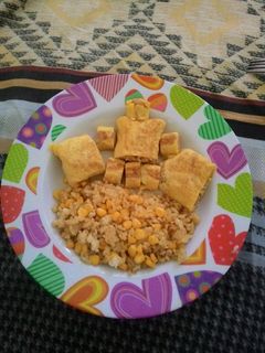 Foto resep #Sarapan || Nasi Goreng Gulung Telur Dadar dan Sosis