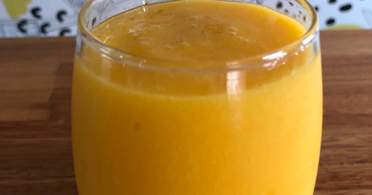 Licuado de mango 🥭 Receta de Yanina Moreno- Cookpad