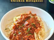 Gambar spaghetti bolognese ayam