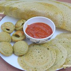 Kodo millet-mixed lentils dosay/harka adai dosay A picture of Kodo millet-mixed lentils dosay/harka adai dosay.