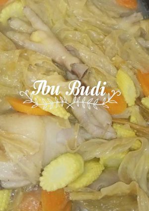 Foto resep Sup kembang tahu dan jagung muda