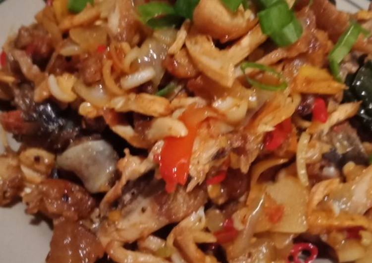 Resep Ayam suwir rempah Anti Gagal