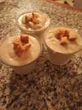 Helado de banana con flips