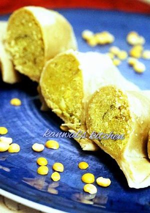 A picture of Whole-wheat flour fara / peetha.