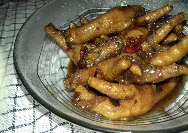 ceker uyah asem Resep Ceker  ayam  saus tiram oleh widia rahma Cookpad