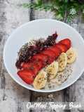 Oatmeal TOPPING BUAH