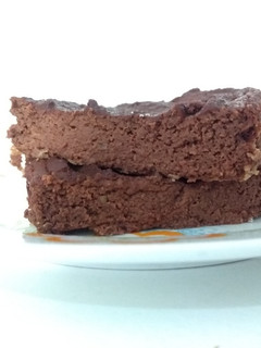 Una foto de Brownie sin harina y sin azúcar