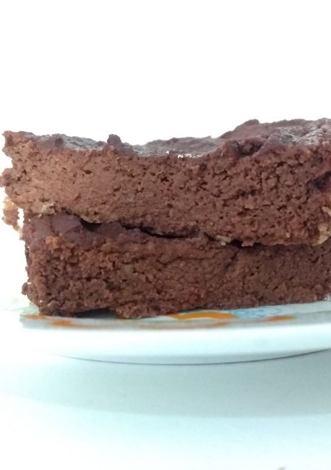 Una foto de Brownie sin harina y sin azúcar