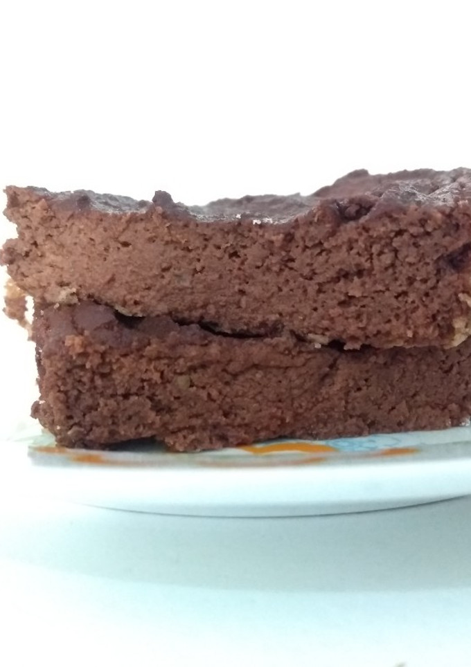 Una foto de Brownie sin harina y sin azúcar