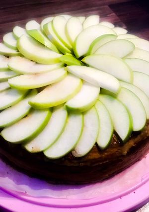Zöldalmás torta recept fotója