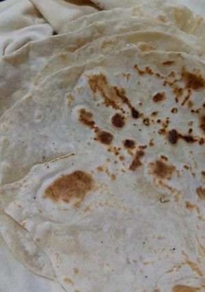 Una foto de Tortillas de harina preparadas con aceite