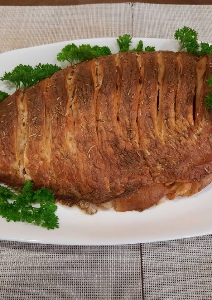 Лящ, запечений у духовці