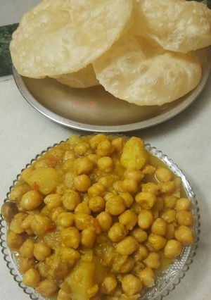 নিরামিষ চানা ঘুগনি (Niramish chana ghugni recipe in Bengali) রেসিপির প্রধান ছবি