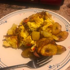 Fried cPotato Egg A picture of Fried cPotato Egg.