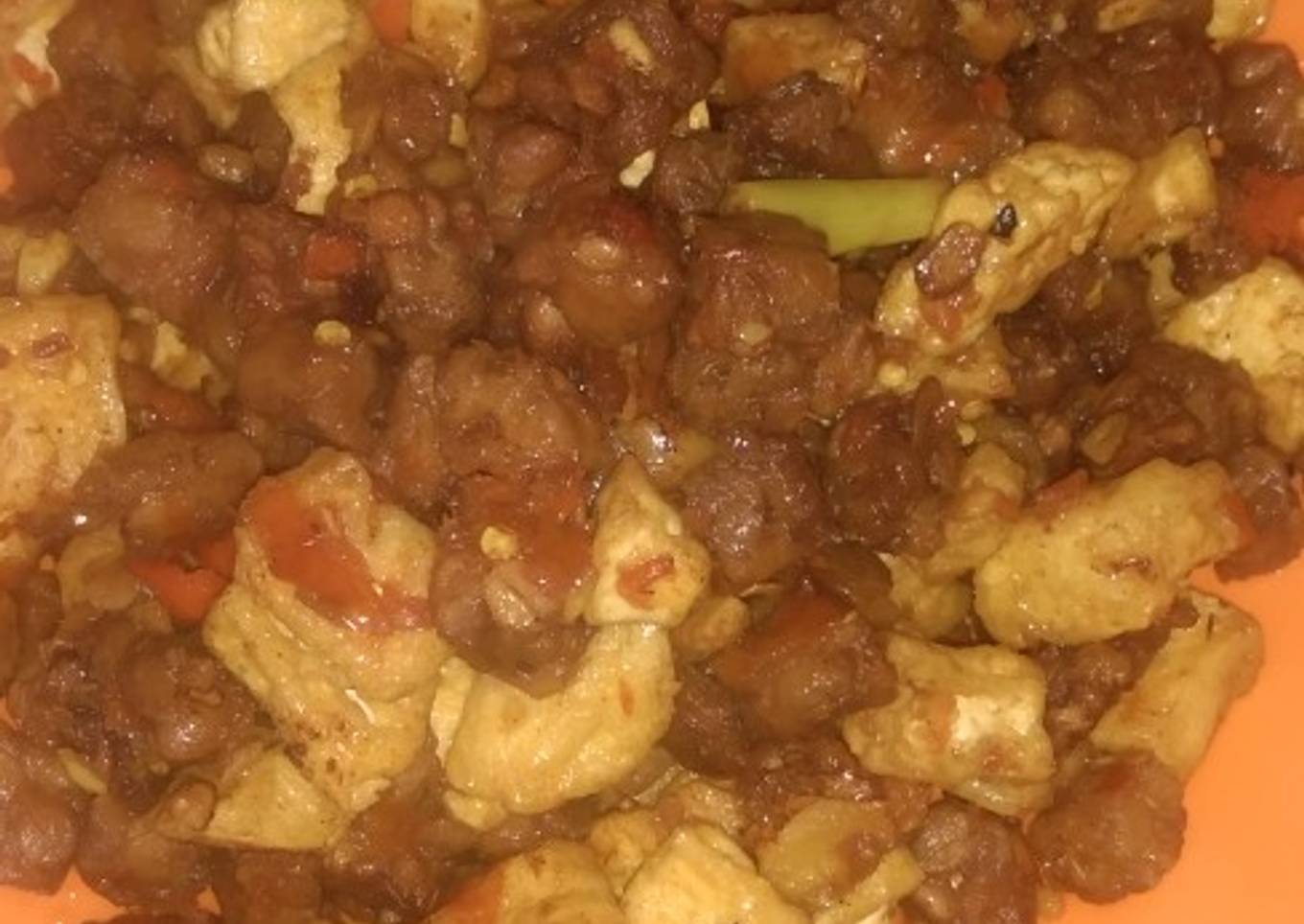 Orak Arik tempe & tahu