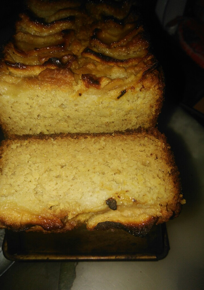 Una foto de Budín de ricotta manzana y avena #saludable#fácil#rico