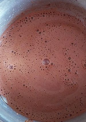 Una foto de Chocolate de taza