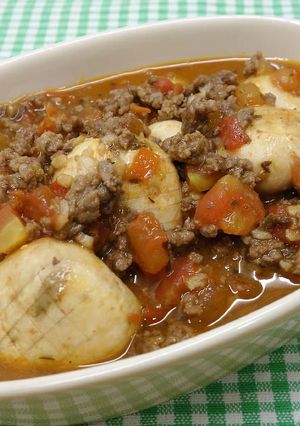 A picture of Tomato Beef with Mushrooms ♥ Ground Beef 3.