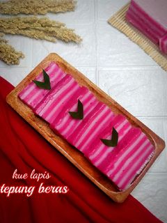 Foto resep Kue lapis tepung beras