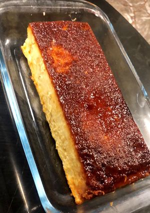Una foto de Budín de pan fácil