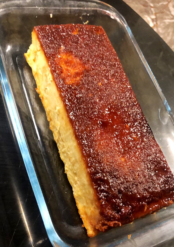 Una foto de Budín de pan fácil