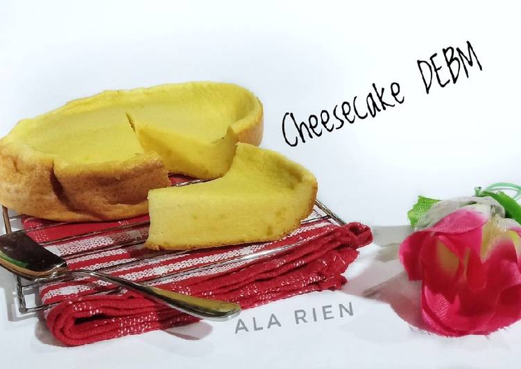 Resep Cheesecake DEBM Teflon Anti Gagal