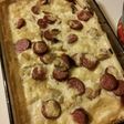 Smoked Sausage & Pierogi Bake
