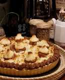 Tarta de dulce de leche y coco