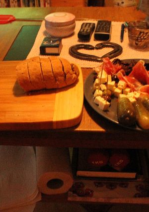 Una foto de Pan granjero y picada pal escándalo
