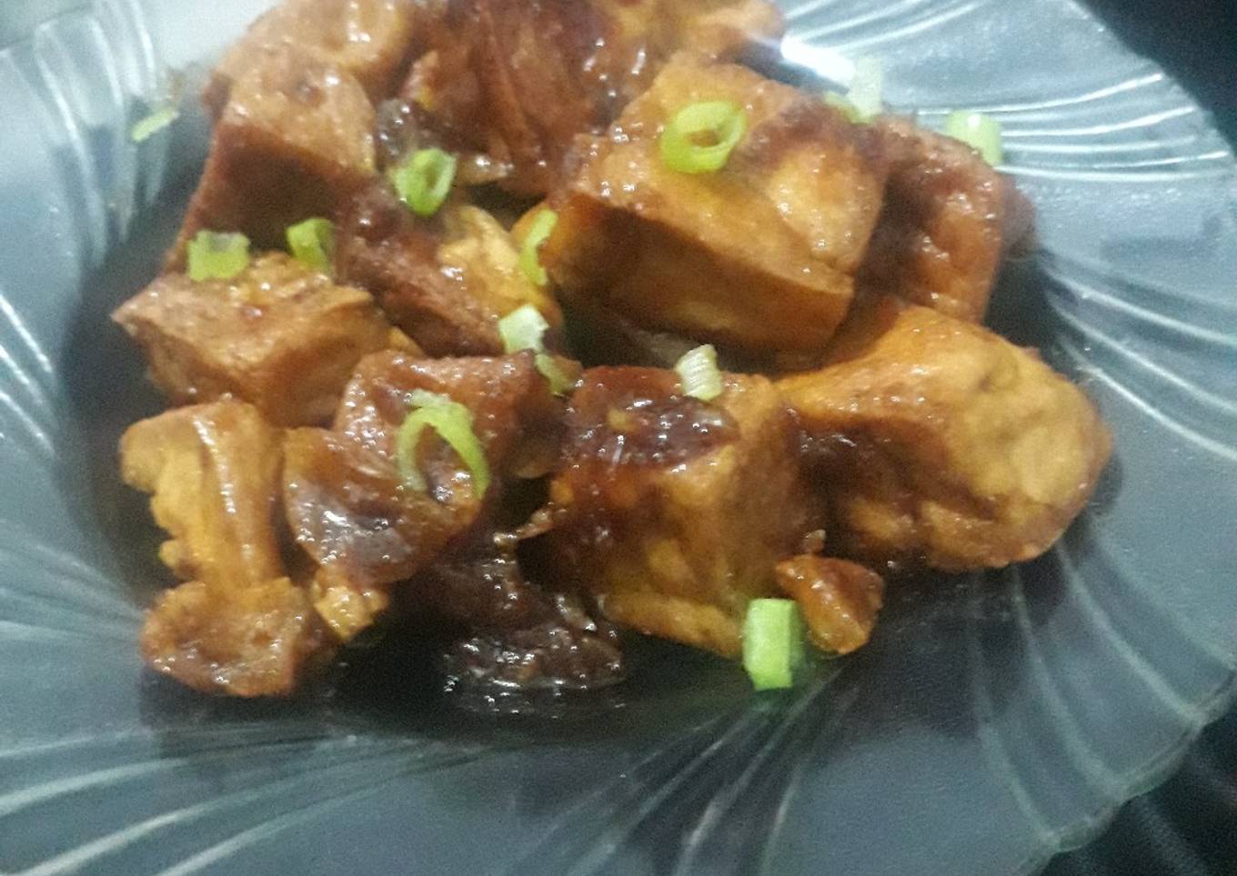 83. Tahu masak kecap simpel