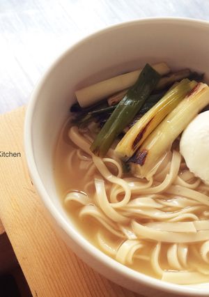 3F Kitchen - 蔥燒煨麵 / 五辛素 的食譜成品照片