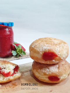 Foto resep #236 Bomboloni/Donat Isi Selai (Metode Autolisis)