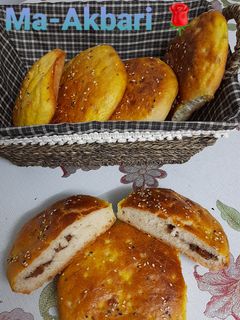عکسی از دستور نان خرمایی طعم دار