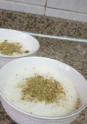 صورة لوصفة أرز بالحليب