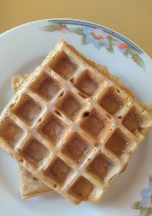 Una foto de Waffles (saludables) de avena