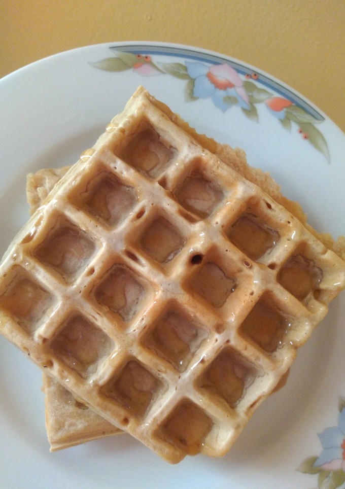 Una foto de Waffles (saludables) de avena