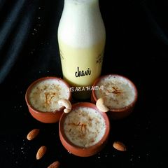 A picture of Kesaria thandai.