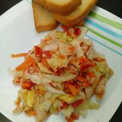Una foto de Ensalada improvisada