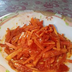 A picture of Gajar ka Achar.