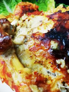 صورة لوصفة دجاجه محشيه بأرز مبهر طعم خيالي 😍