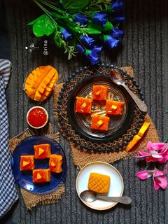 আমের জেলি সন্দেশ (Mango Jelly Sandesh recipe in Bengali) রেসিপির প্রধান ছবি