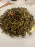 Arroz en tinta de calamares